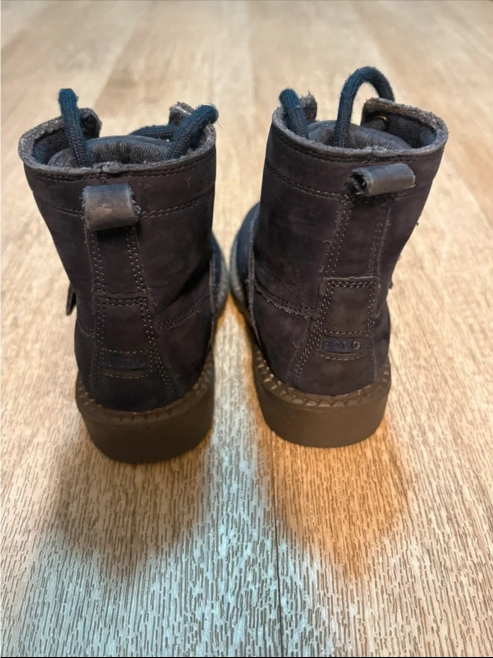 POLO RALPH LAUREN NAVY BLUE TODDLER BOOTS SIZE 6